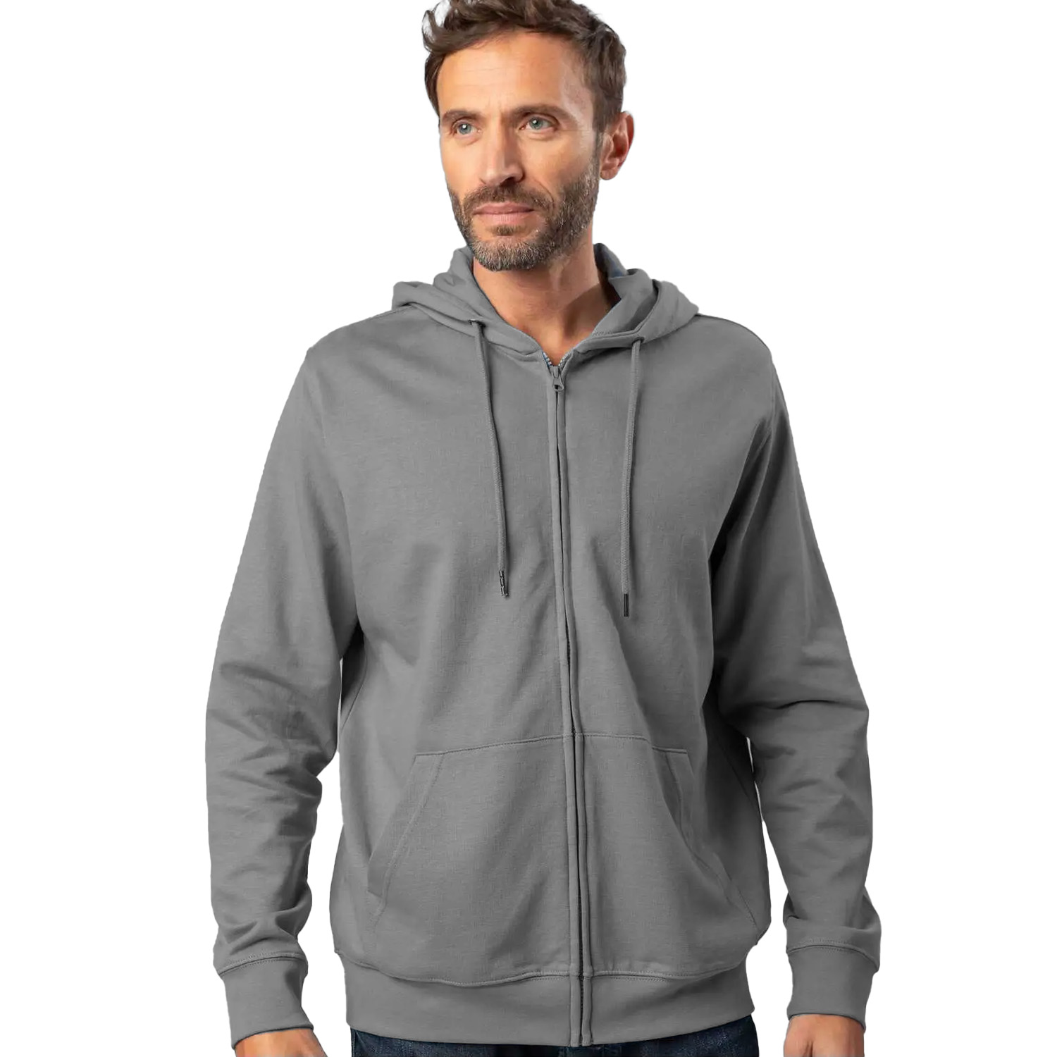 Felpa maglia Unisex con Zip e Cappuccio lavoro operaio casual sportiva uomo Personalizzabile